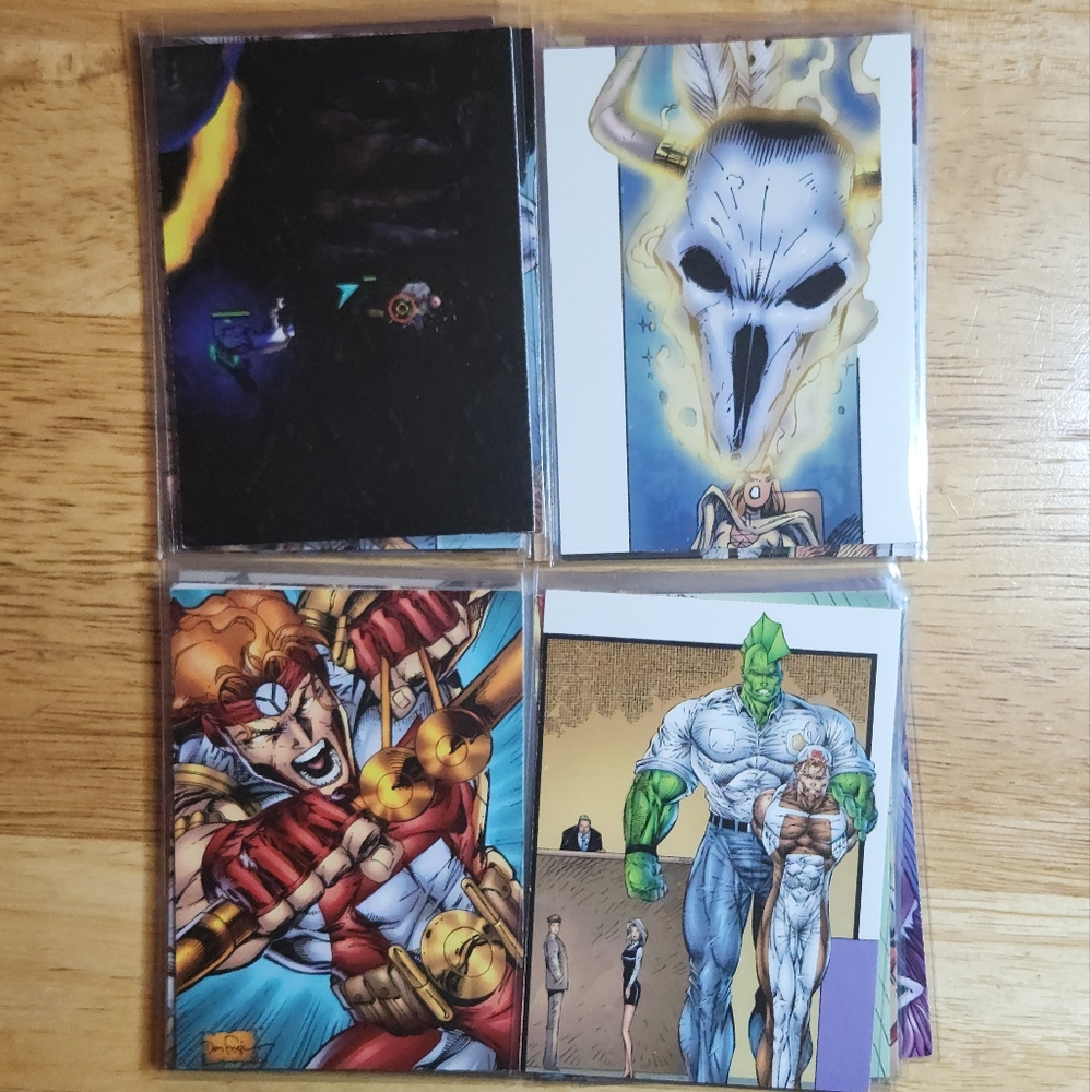 Vtg 1997 Awesome Entertainment Judgment Day Collector Trading Cards Lot Of 24